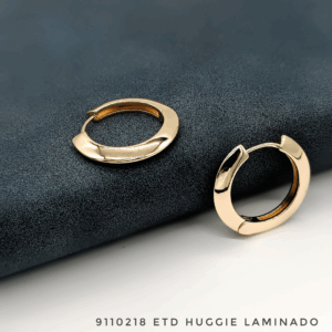 9110218 ETD Arete Huggie Oro Laminado