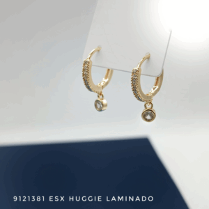 9121381 ESX Arete Huggie Oro Laminado