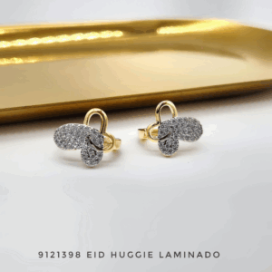 9121398 EID Arete Huggie Oro Laminado