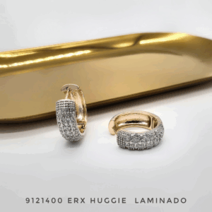 9121400 ERX Arete Huggie Oro Laminado