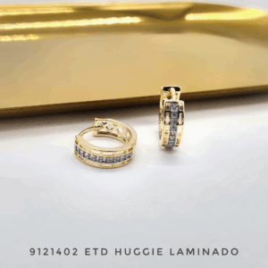 9121402 ETD Arete Huggie Oro Laminado