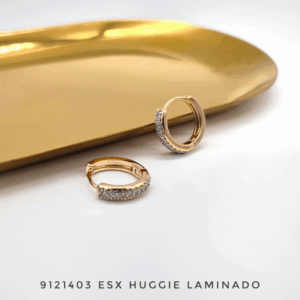 9121403 ESX Arete Huggie Oro Laminado