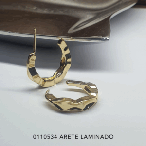0110534 Arete Oro Laminado