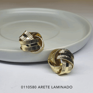 0110580 Arete Oro Laminado