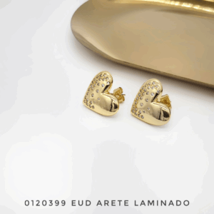 0120399 EUD Arete Oro Laminado