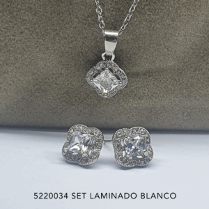 5220034 Set Oro Laminado Blanco