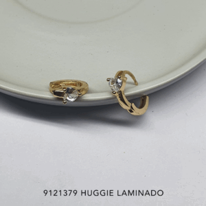 9121379 Arete Huggie Oro Laminado